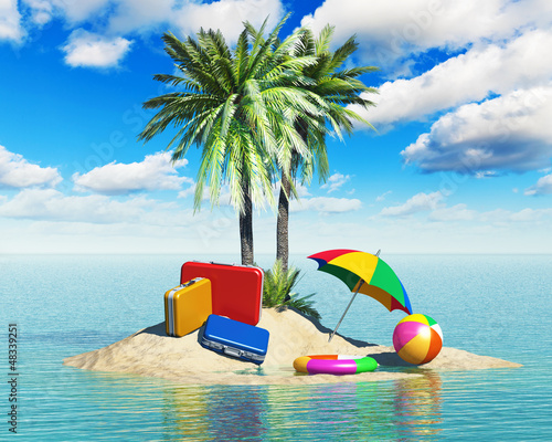 Illustration: Travel, tourism and vacations concept Travel, tourism and vacations concept