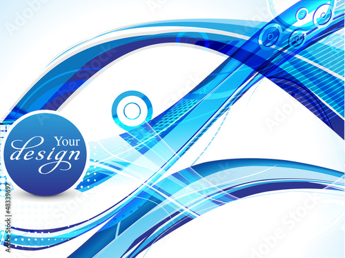 Vector: abstract blue web background abstract blue web background