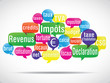 nuage de mots bulles : déclaration d'impôts
