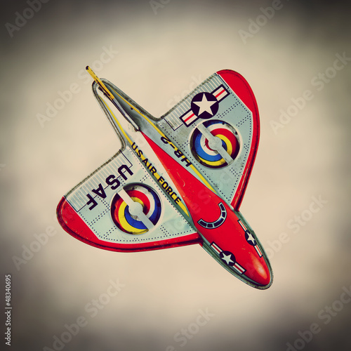 Photo: retro tin aircraft retro tin aircraft