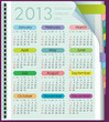 Calendar for 2013. Week starts on Sunday