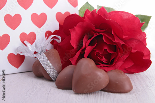 Photo: valentine gift and chocolates valentine gift and chocolates