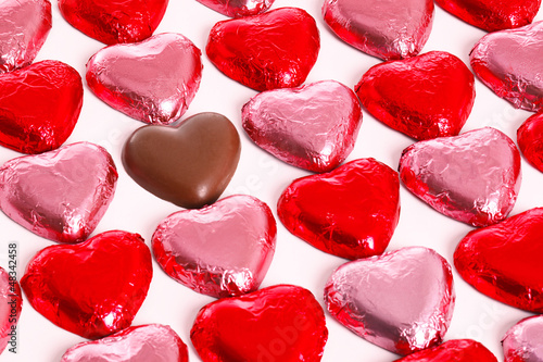 Photo: Chocolate hearts Chocolate hearts