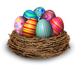 Easter Eggs Nest