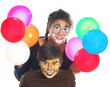 kinder mit luftballons