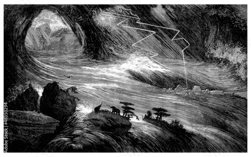 Illustration: Déluge - Sintflut - Flood Déluge - Sintflut - Flood