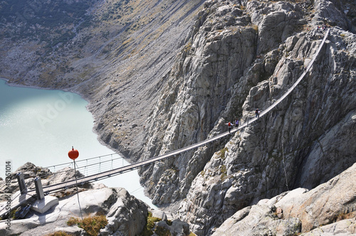 Photo: Trift Bridge. Switzerland Trift Bridge. Switzerland