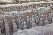 Terra cotta warriors excavation