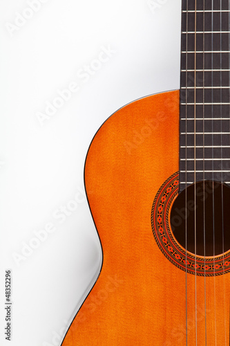 Photo: Detail of acoustic guitar Detail of acoustic guitar