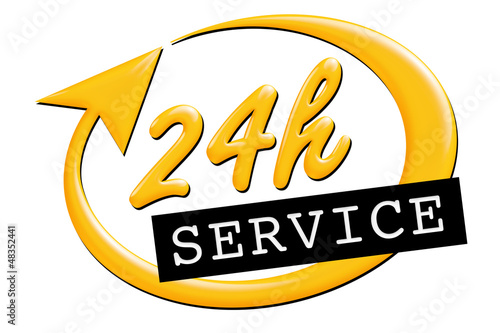 Illustration: 24 Stunden Service 24 Stunden Service