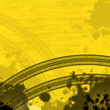 Yellow tire track background