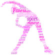 Nuage de mot Fitness Girl