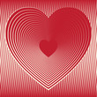 Valentines day. heart Vector Illustration.
