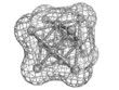 Silver metal (Ag), crystal structure.