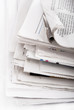 stack of newspapers