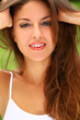 Young beautiful woman enjoy summer