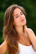 Young beautiful woman enjoy summer