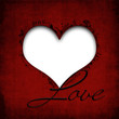 Happy Valentines Day. Grunge background with heart