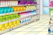 Grocery store aisle
