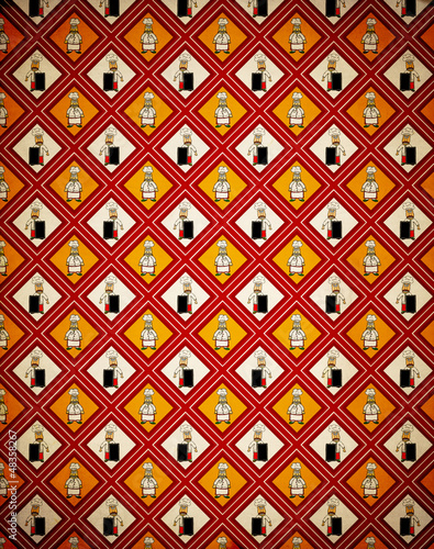 Illustration: Menu Vintage Pattern Page Menu Vintage Pattern Page