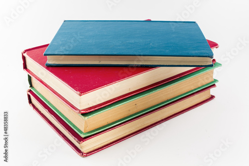 Photo: Small Stack of Antique Books Small Stack of Antique Books