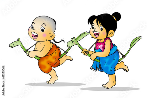 Illustration: Children Thailand3 Children Thailand3