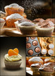 Collage of different types of muffins no. 2
