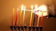 Ignition Chanukah candles