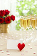 Wedding reception setting
