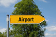 Pfeil mit Baum AIRPORT