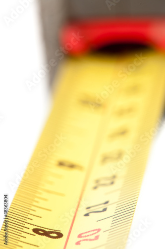 Photo: Measuring tape close up Measuring tape close up