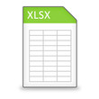 Illustration: Dateityp Icon XLSX Dateityp Icon XLSX