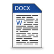 Illustration: Dateityp Icon DOCX Dateityp Icon DOCX