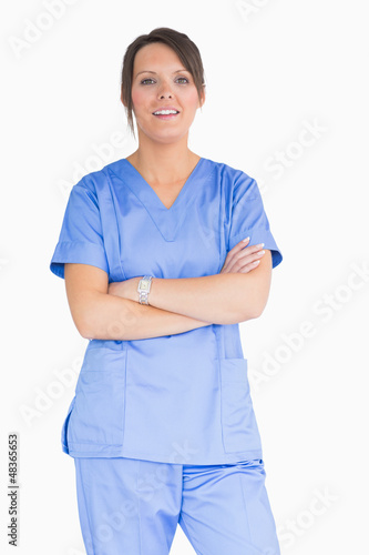 Photo: Nurse with arms crossed Nurse with arms crossed