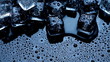 Ice cubes melting
