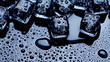 Ice cubes melting