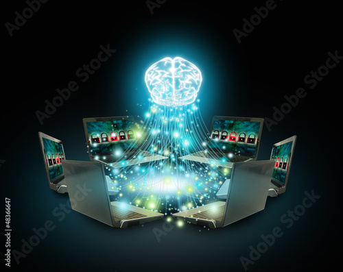 Photo: Brain network Brain network
