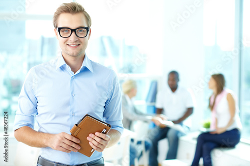Photo: Enthusiastic businessman Enthusiastic businessman
