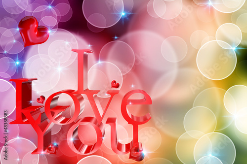 Photo: I love you 3D I love you 3D