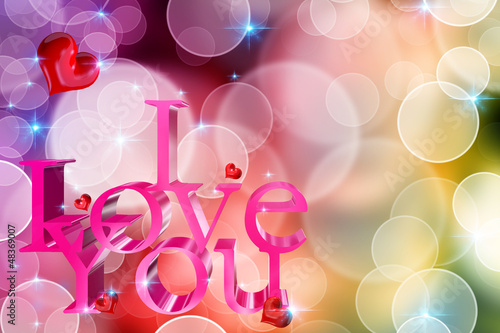 Illustration: I love you I love you