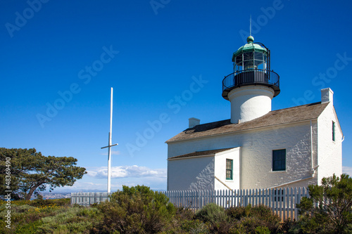 Photo: Leuchtturm im Cabrillo Nationalpark San Diego Kalifornien Leuchtturm im Cabrillo Nationalpark San Diego Kalifornien