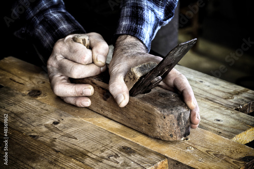 Photo: carpenter at work carpenter at work