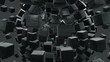 Flying cubes of concrete