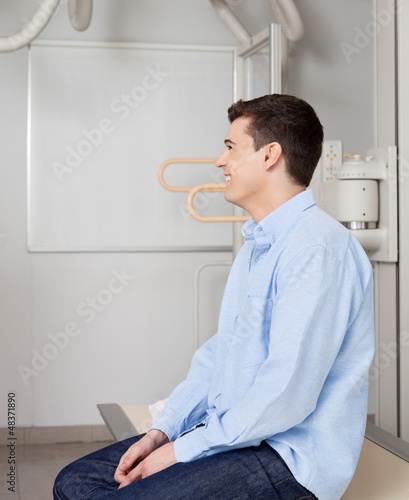 Photo: Man In X-ray Room Man In X-ray Room