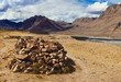 Mani stones in Spiti, Himachal Pradesh, India