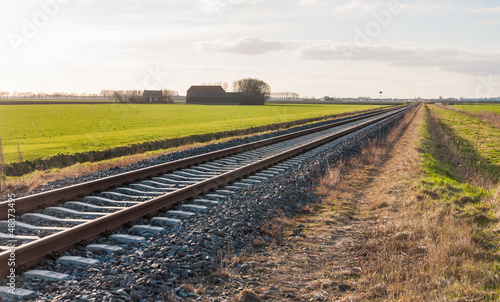 Photo: Diagonally railroad Diagonally railroad