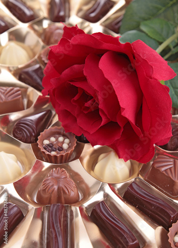 Photo: assortment of chocolates assortment of chocolates