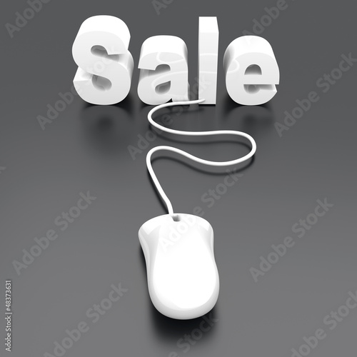 Illustration: Online Sale Online Sale