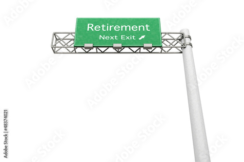 Illustration: Nächste Ausfahrt - Retirement Nächste Ausfahrt - Retirement