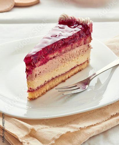 Photo: cream chocolate fruit cake sweet food dessert cream chocolate fruit cake sweet food dessert